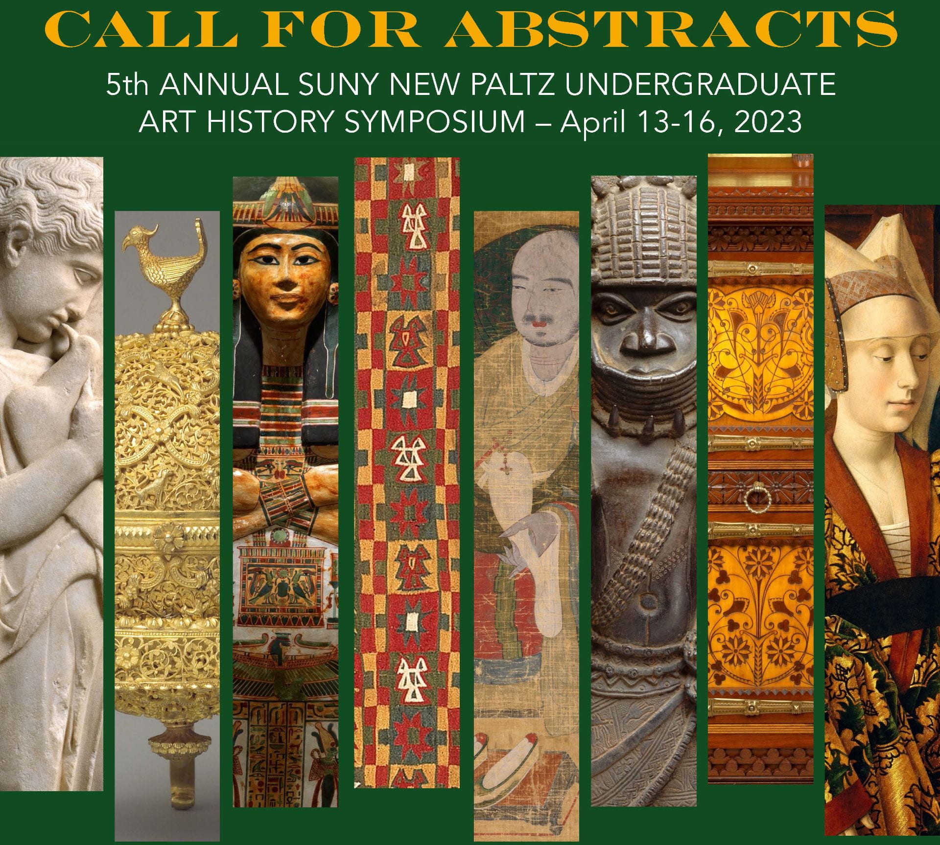 Call for Abstracts: 5th Annual SUNY New Paltz Undergraduate Art History Symposium, April 13-16, 2023