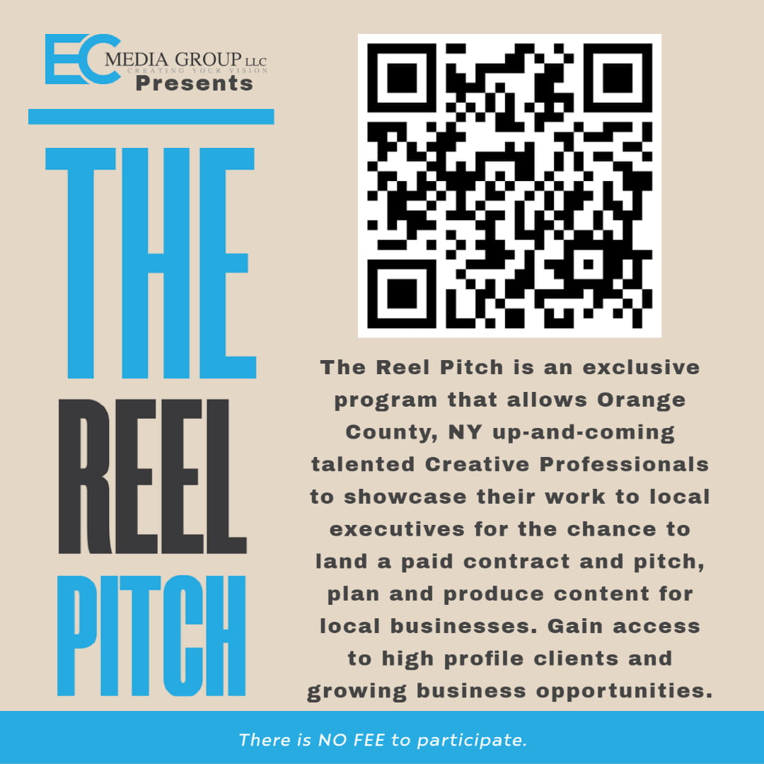 EC Media Group poster for the Reel Pitch