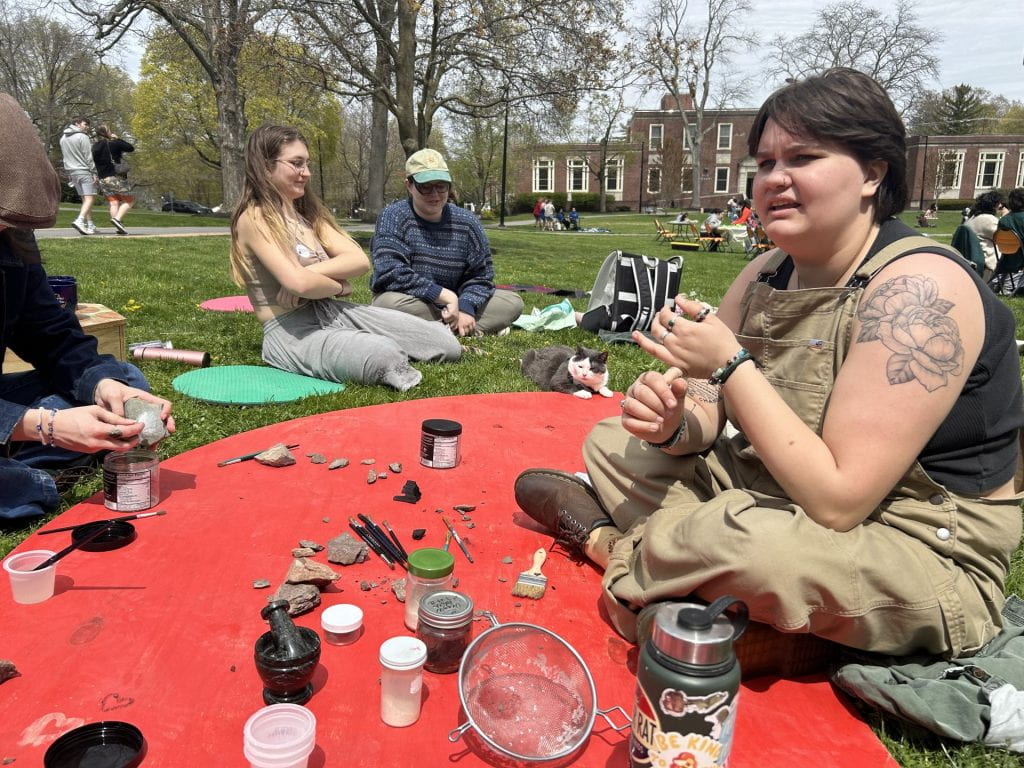 Earth Day Library and Pigment Making Event