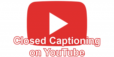 Closed Captioning on YouTube icon