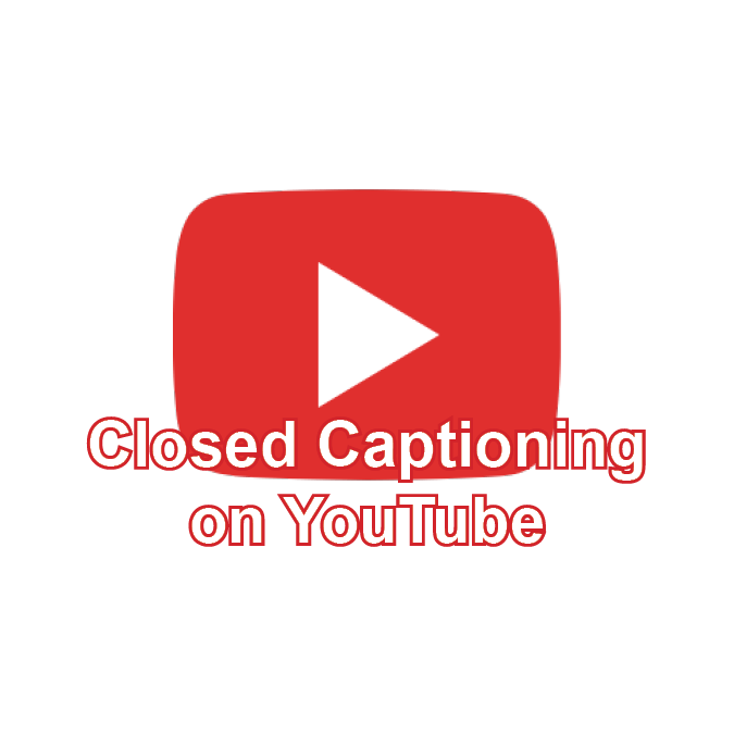 Closed Captioning on YouTube icon