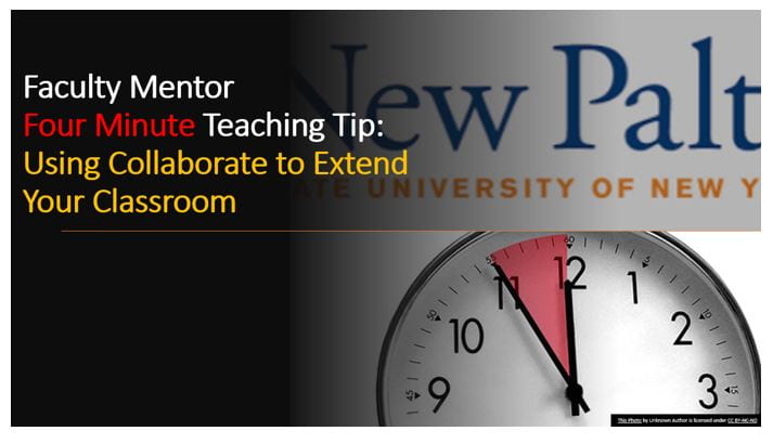 Four Minute Teaching Tip