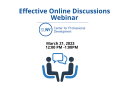 Decorative Image for Online Discussion Webinar
