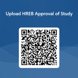 Upload HREB approval