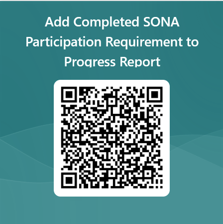 SONA completed form